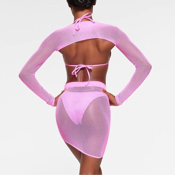 SKIMS NWT Recycled Swim Cut Out Swim Shrug - Picture 6 of 7